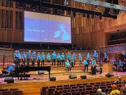 GA Choir taking places