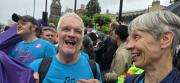 Leeds Pride 2025 Main flag Darren Ian Helen