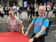 Leeds Pride 2025 Main flag Jane Ian 01