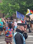 Leeds Pride 2025 Main flag Leeds Minster