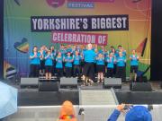 Leeds Pride 2025 stage Mercy