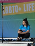 Leeds Pride 2025 stage Naomi