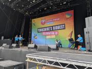 Leeds Pride 2025 stage Naomi Ian Kayleigh Quill Jenny
