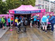 Leeds Pride 2025 water shed standing